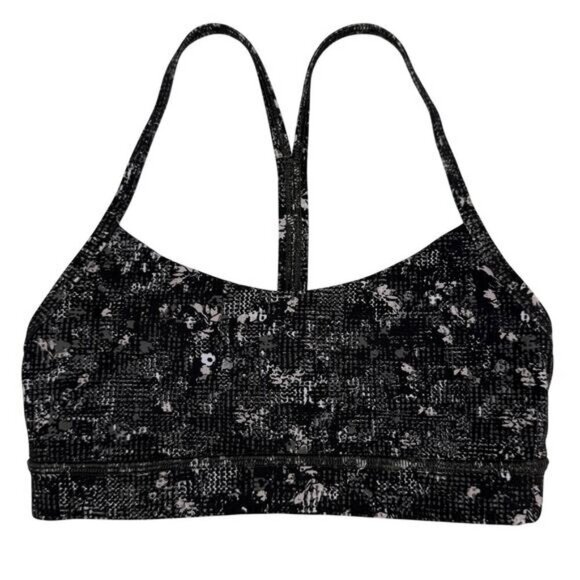 LULULEMON Flow Y Bra Nulu Light Support B/C Cup Size 4 Equalized Multi - Picture 4 of 7